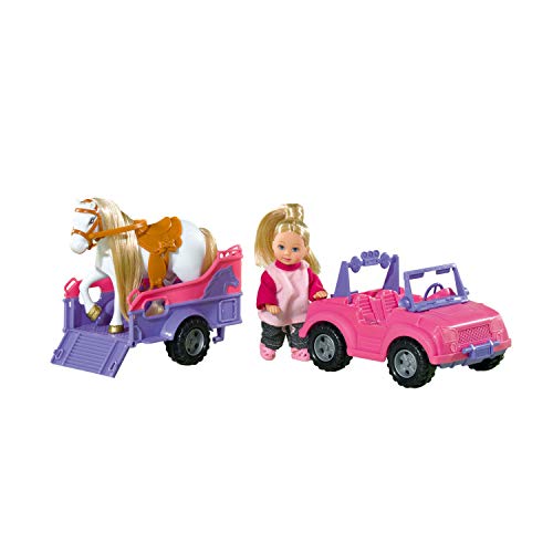 Simba Toys - Evi Love Evi Horse Trailer, Multicolor