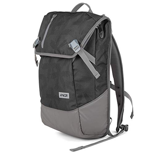 Preisvergleich Produktbild AEVOR Daypack - erweiterbarer Rucksack, ergonomisch, Laptopfach, wasserabweisend, Palm Black