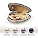 Magnitt Freshwater Pearl Oyster Cultured Love Wish Round Pearls Various Shining Meaningful Color, Oysters with Pearls Inside with DIY Necklace Pearl Kit Gift for Women (B，7-8mm/10Pcs)