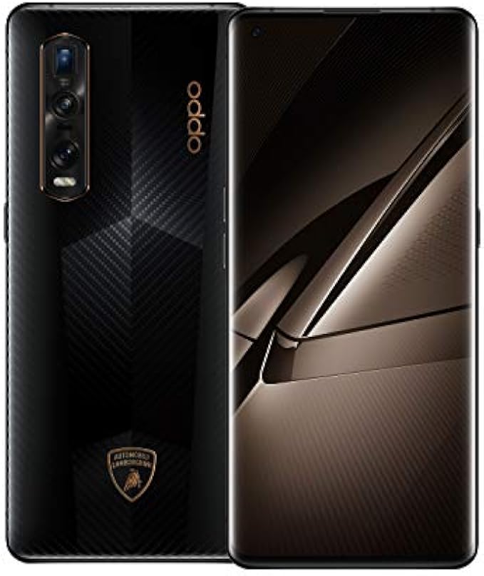 Oppo Find X2 Pro 5G (Lamborghini Automobile Edition) CPH2025 Single-SIM 512GB + 12GB RAM (GSM Only | No CDMA) Factory Unlocked Smartphone (Carbon Fiber Black) - International Version