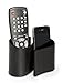 j-me Snug Tidy - TV Remote Control Holder & Cell Phone Holder. Compact Organizer for Your Home (Black)