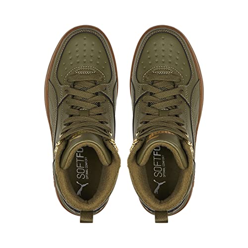 PUMA Kids Boys Rebound Rugged High Sneakers Shoes Casual - Green4