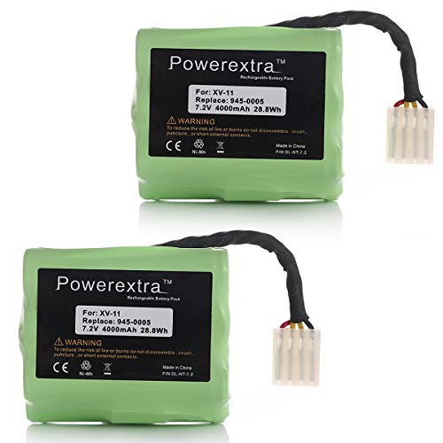 Powerextra 7.2V 4000mAh Battery Compatible with Neato XV-11 XV-12 XV-14 XV-15 XV-21 XV-25