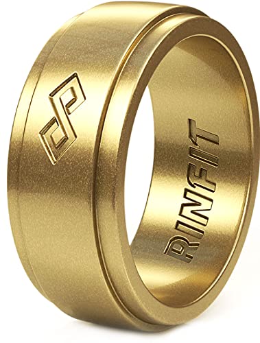 Rinfit Silicone Ring for Men 1 or 3 Rings Pack. Designed, Safe & Soft Men's Silicon Rubber Bands. Comfortable & Durable Band U.S. Design Patent Pending. Size 7-14