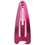 Mini Multitool Clip - Tactical Mini Multi Function Clip, Bottle Opener, Screwdriver, File, Ruler, Scraper, Magenta