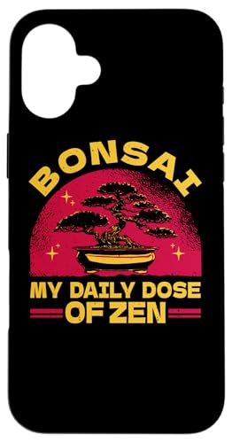BONSAI 盆栽の木、盆栽の植物、盆栽の植木鉢、盆栽 スマホケース iPhone 16 Plus 用