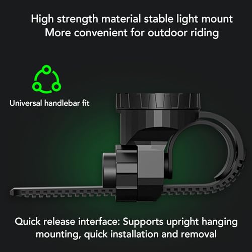 Luz de bicicleta frontal para ciclismo nocturno con faro recargable 2