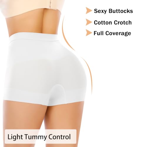 Image of Womens Seamless Shaping Boyshorts Panties Tummy Control Underwear Slimming Shapewear Slip Shorts