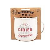 Mug Nomade - Mug  th et caf personnalis Didier - Cadeau pour Homme