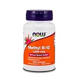 Metil b12 (methyl b-12) now foods100pastilhas importado