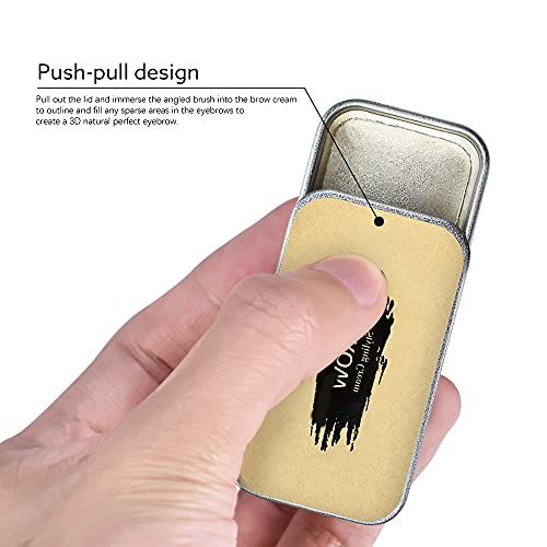 Ownest 2 Pcs Eyebrow Soap Kit,Brows Styling Soap,Long Lasting Waterproof Smudge Proof Eyebrow Styling Pomade For Natural Brows, 3D Feathery Brows Makeup Balm #TOP3