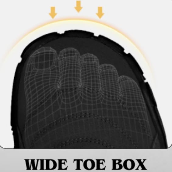 Mens Womens Winter Hiking Boots Wide Toe Box Warm Snow Boots Minimalist Barefoot Boots Zero Drop Sole Waterproof Non-Slip Ankle Booties3