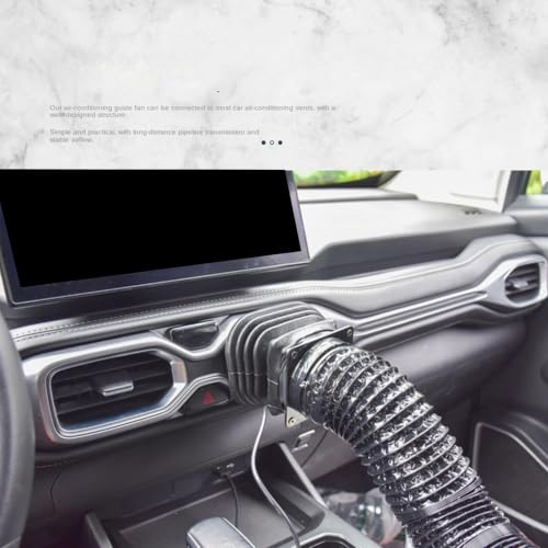 Extensor de ventilación para coche flexible con acabado impermeable de ajuste universal 7