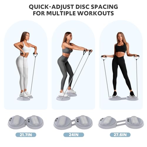 Tabla giratoria de cintura ajustable para mujer en casa 7