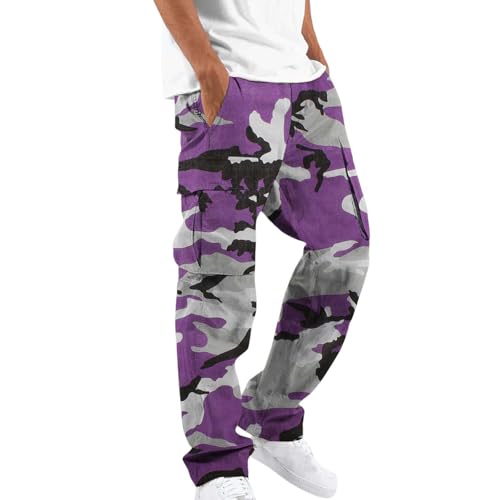 Camo Cargo Pants for n, ns Hiking Cargo Pants, Baggy, Fall Casual Trendy 2025, Camouflage Work Pants for n2