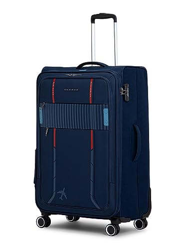 Verage Specter 80 cms Blue Soft Sided Large Check-in Luggage Trol...