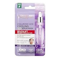 L'Oréal Paris Revitalift Filler Hyaluronic Acid and Caffeine Plumping and Brightening Eye Sheet Mask