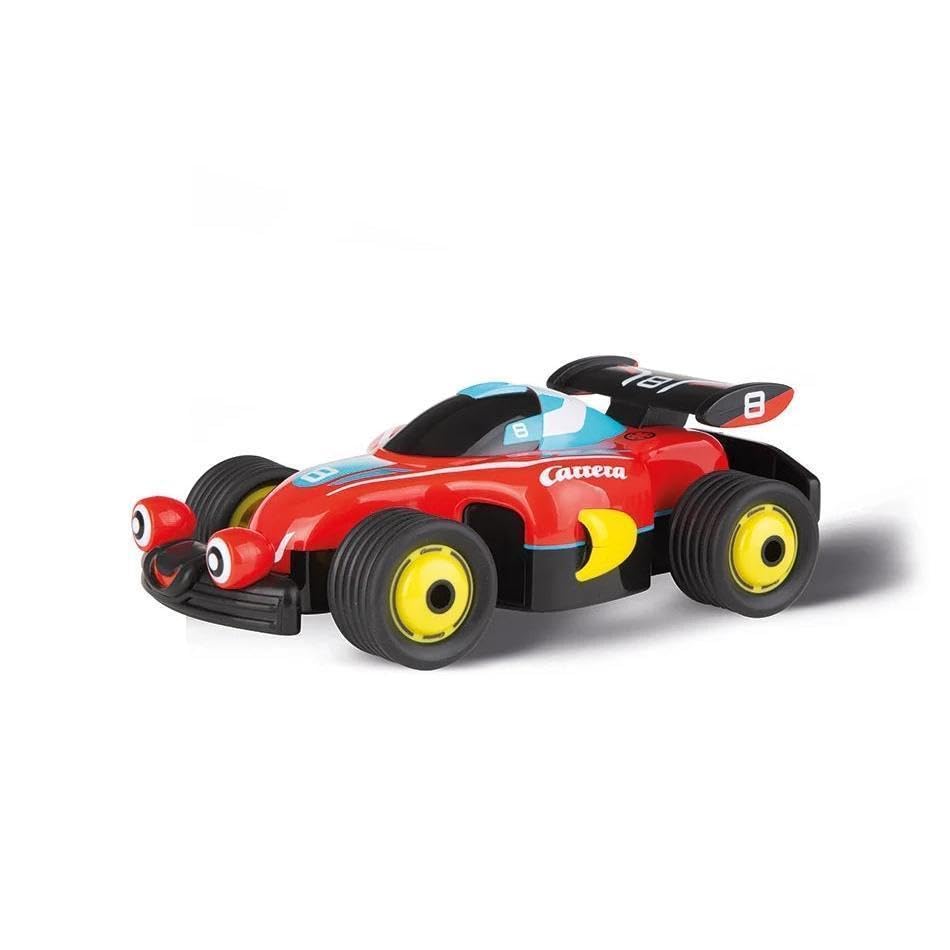 Carrera RC Formula Kidz RC Racer, z precyzyjnym sterowaniem 2,4 GHz, skala 1:20, kontroler kierownicy, łatwy do jazdy, światła i dźwięki, długość 23 cm, od 3 lat, wszystkie baterie w zestawie