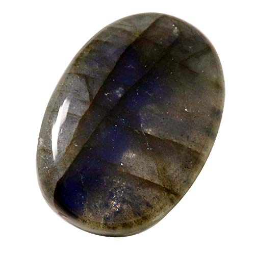 Cabochon labradorite bleue naturelle ovale de 40,65 ct, pierre fine Kl27-B081SXLKMRNAMZ.