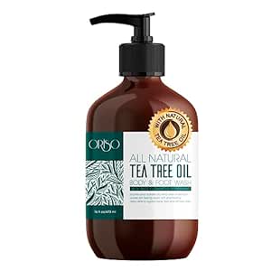 Tea Tree Oil Body Wash - Helps Athletes Foot, Ringworm, Jock Itchy, Acne, Eczema