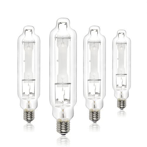 iPower 4-Pack 1000 Watt Vegetative Metal Halide MH Conversion Grow Light Lamp Bulb 6000K