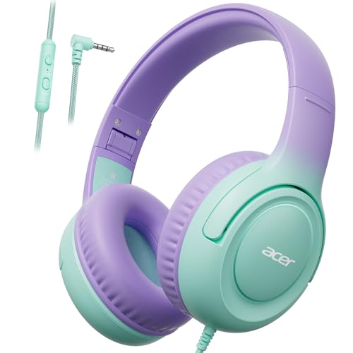 Acer HK03 Wired Kids Headphones with 85/94 dB Volume Limiter