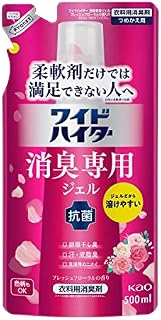 【まとめ買い】花王 ワイドハイター消臭専用ジェルフレッシュフローラル 詰替 500ml 3個セット