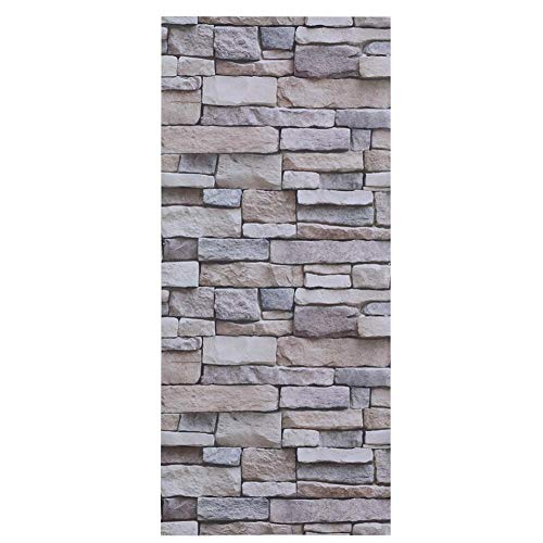 Wifehelper Papel Tapiz Autoadhesivo Patrón de Ladrillo Papel Tapiz Peel-Stick Pegatinas de Pared Sala de Estar Dormitorio Arte de la Pared Decoración