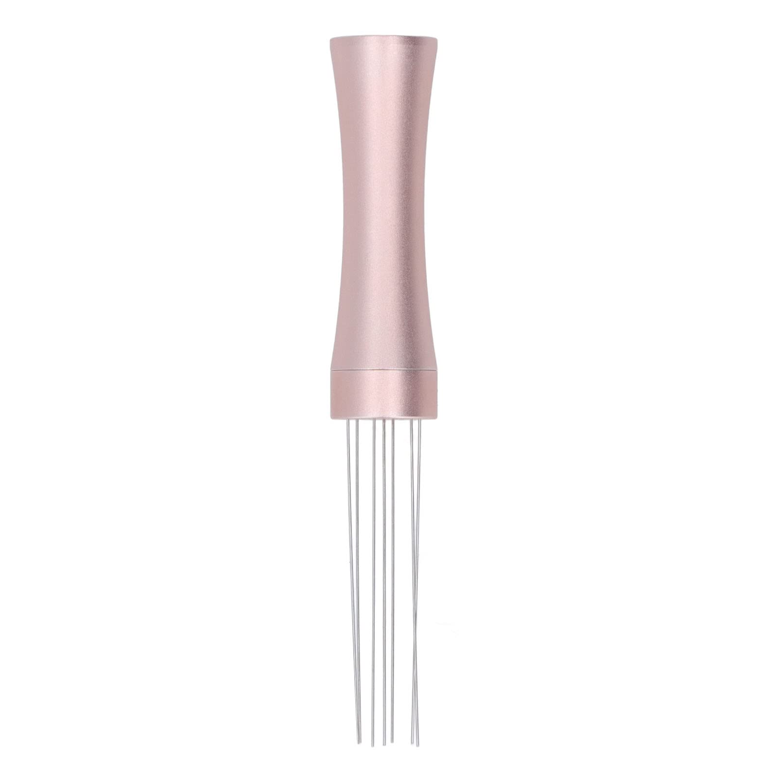 Espresso Coffee Stirrer, Kaffeerührer, Barista Zubehör Espresso Nadel, Coffee Powder Hand Tamper Distributor, Stainless Steel Needle for Espresso Stirring Distribution(pink)