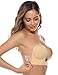 Abollria Sujetador Adhesivo Invisible de Mujer,Forma de U Adhesivo y Silicona Reutilizable...