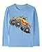 Demifill Toddler Boys 3 Pack Long Sleeve Truck T-Shirts Kid Boys Crew Neck T-Shirt Size 3Years
