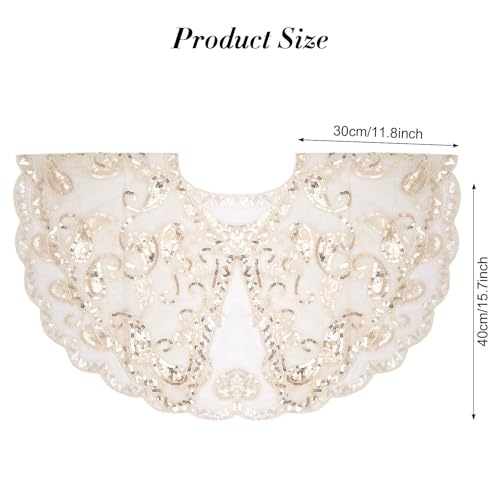 Fumwase 1920s Shawl Wraps Sequin Beaded Evening Women's Flapper Shawl Bridal Shawls Flapper2