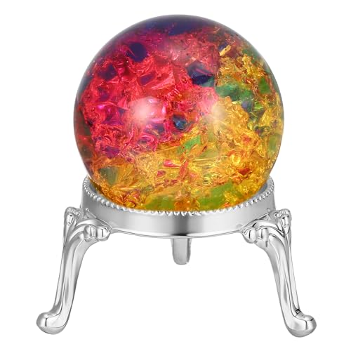 Boule en verre de 40mm craquelé PATIKIL pour sublimer la décoration de votre salon