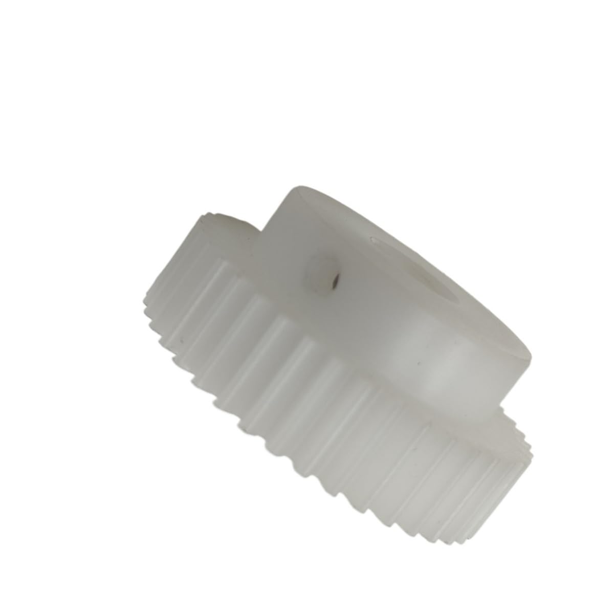 Cylindrical Drive 1pcs 0.5 Module 29 Teeth POM Plastic Spur Gear 15.5mm OD Cylindrical Gear with Step 0.5M 29T Straight Teeth Transmission Rack Machinery(7mm)