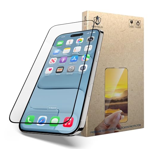 Image of IQShield Screen Protector Tempered Glass Guard for iPhone Air - 9H Hardness, HD Clear, Case Friendly [1 Pack]