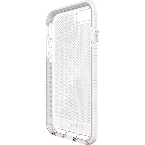 Coque Apple iPhone 8 Tech21 Evo Check Design Transparent et Blanc Épuré