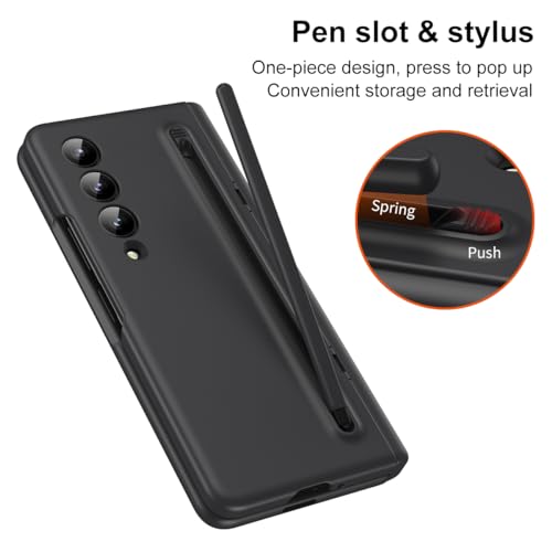 Protection d'écran intégrée Galaxy Z Fold 3 avec étui rigide premium
