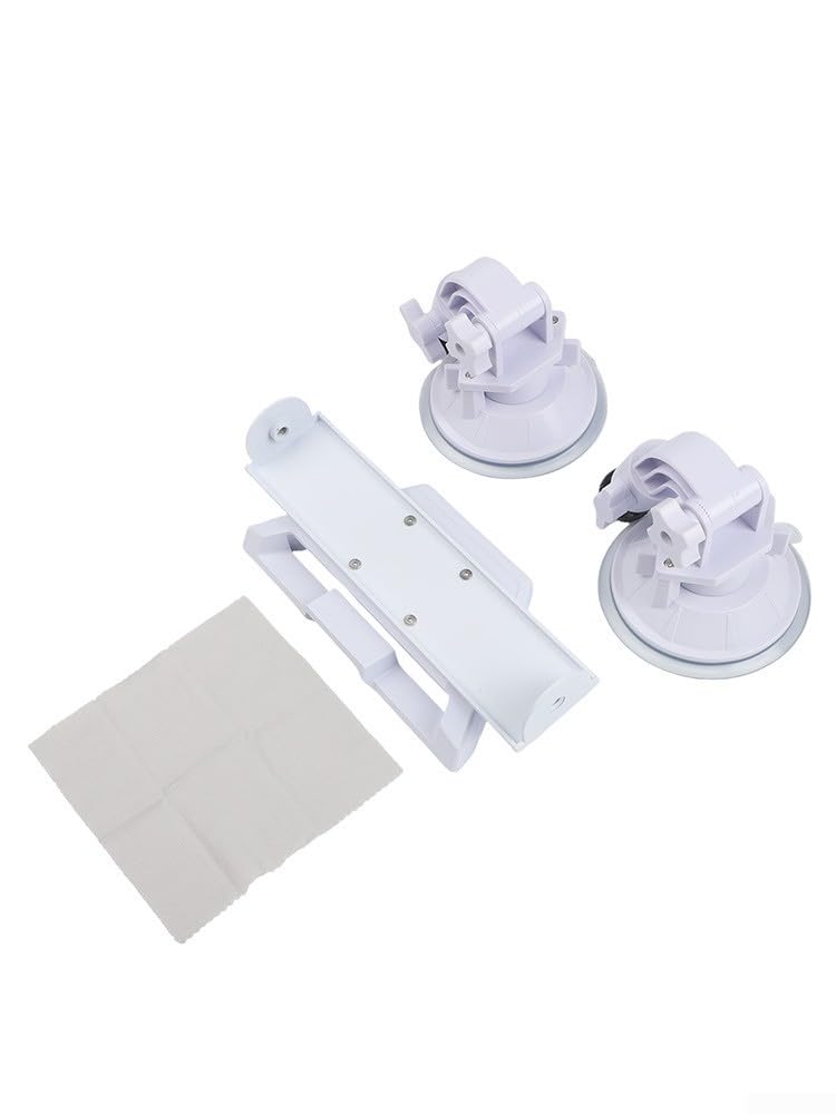 Supporto a Ventosa per Starlink per mini: Montaggio Auto Regolabile in ABS e Ferro per Segnale Stabile su o Parabrezza 21x10x11cm