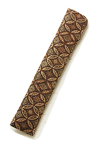 西陣織扇子袋 扇子入れ 25cm 正絹 男性用 日本製 京都 メンズ (七宝)