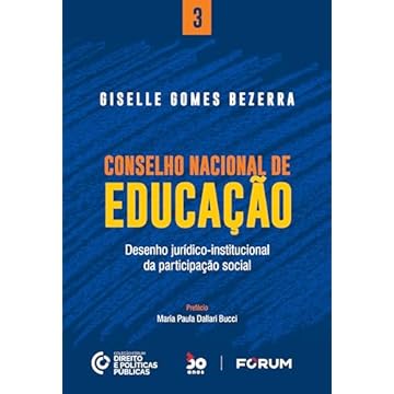 Capa do livro Conselho Nacional de Educação: desenho jurídico-institucional da participação social: 3