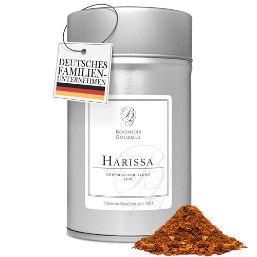 Boomers Gourmet - Harissa Gewürzmischung feines Pulver, Nordafrikanisches Harissa Gewürz -...