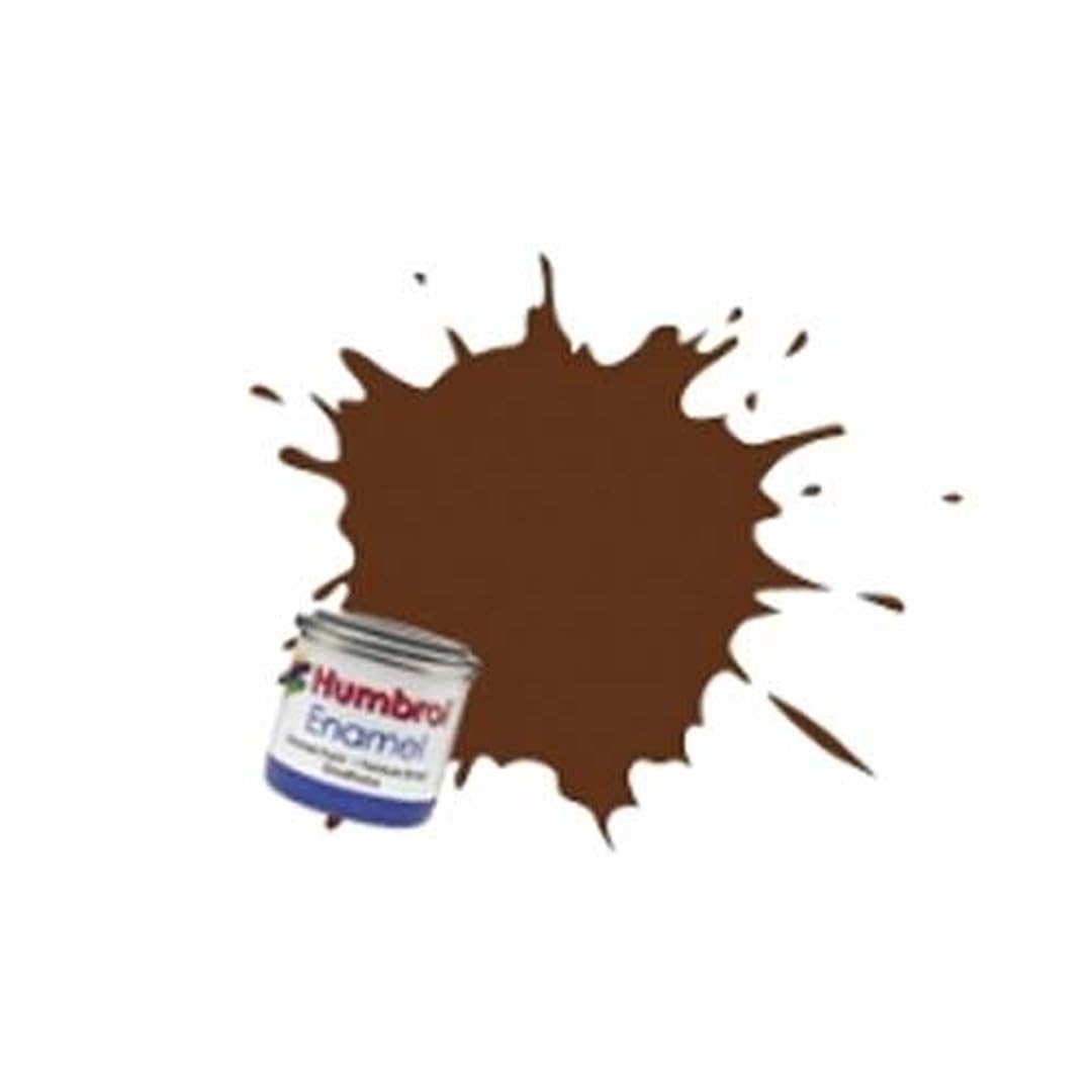 Humbrol Enamel Paint 14ML No 160 German Cam Red Brown - Matt