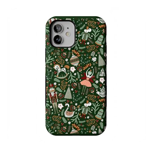 Casely iPhone 12/12 Pro Case | Sugar Plum Fairy | Winter Wonderland | Compatible with MagSafe | Bold Protective Case Design