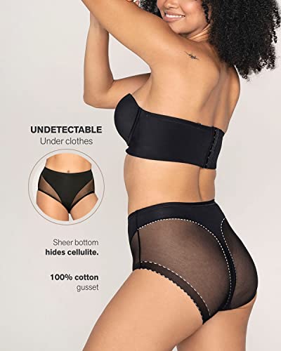 Leonisa Invisible Shapewear Panties, High Waisted Tummy Control Women's Underwear