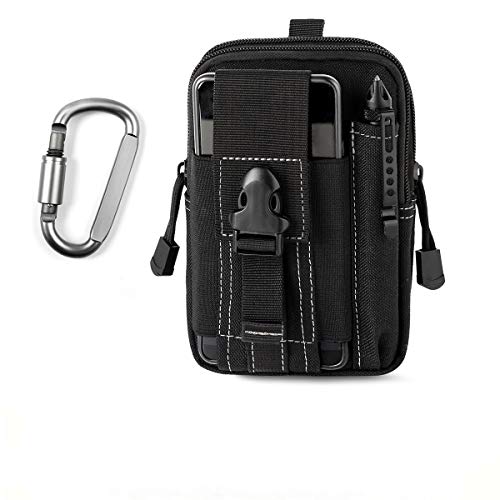 Unigear Marsupio Tattico da Cintura, Molle EDC 1000D, Marsupio Multifunzione con Moschettone per...