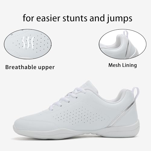 Cheer Shoes Girls Jump Tumbling Cheerleading Women Exercise Aerobic Fitness Dance Training Sneakers Youth3