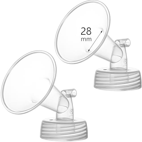 Momstouch 28mm Flange Compatible with Spectra S1 S2 9 Plus Synergy Gold Breastpump Replacement to Spectra Pump Parts and Flange; Not Original; Replaces Shield