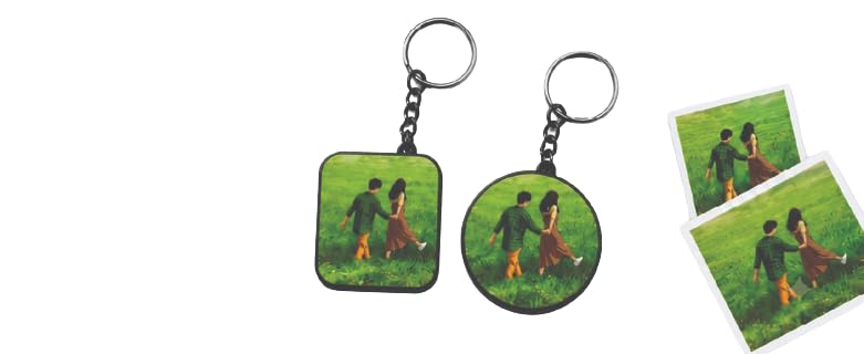 Customized Photo Keychain with Picture & Name | Round Personalized Acrylic Keychain for Boyfriend, Girlfriend, Husband, Wife, Couples | Birthday, Anniversary & Valentine's Gift-image-42