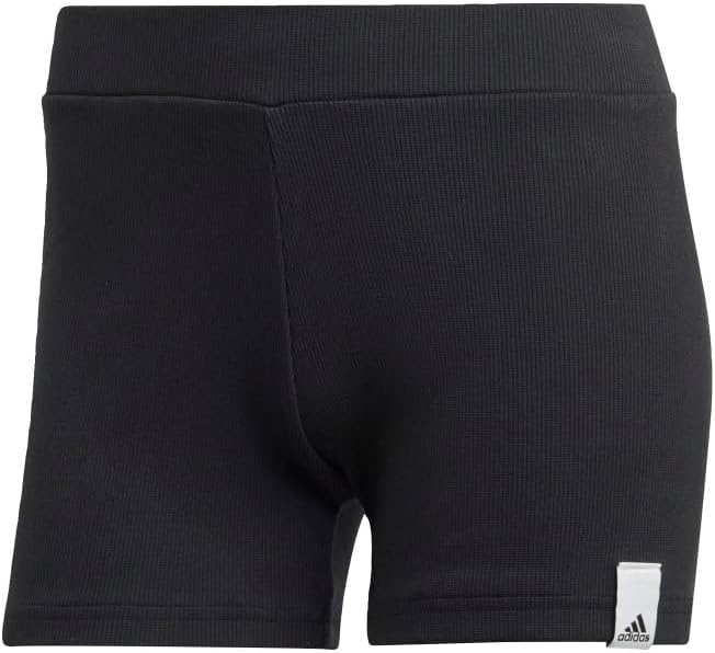 adidas Women's Lounge Ribbed Booty Shorts