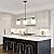 Kitchen Island Lighting 3 Lights Linear Pendant Light Fixtures With Milk Glass Shades Black Farmhouse Chandeliers for Dining Room Chandelier Over Table Mid Century Modern Hanging Light Fixture for Bar